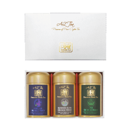Orange Pekoe Gift Selection of 5 Major Regions - 3 Tin Gift