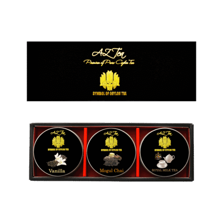 Milk Teas Selection 3 Mini-Tin Tea Leaf Gift