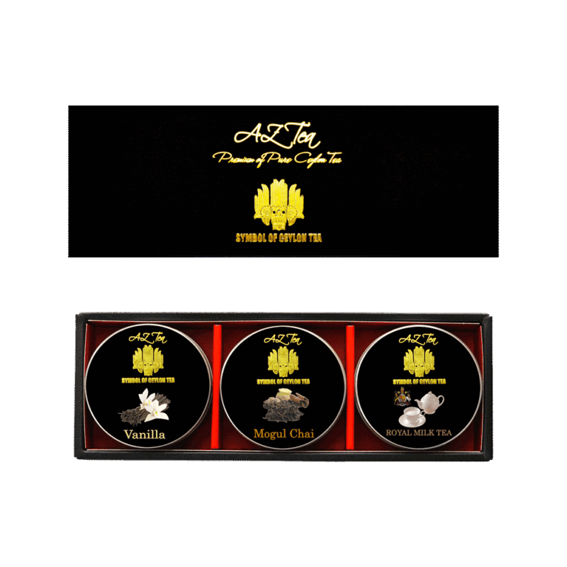 AZ-Teaミニ3缶紅茶ギフト-ミルクティー向け紅茶3種入り