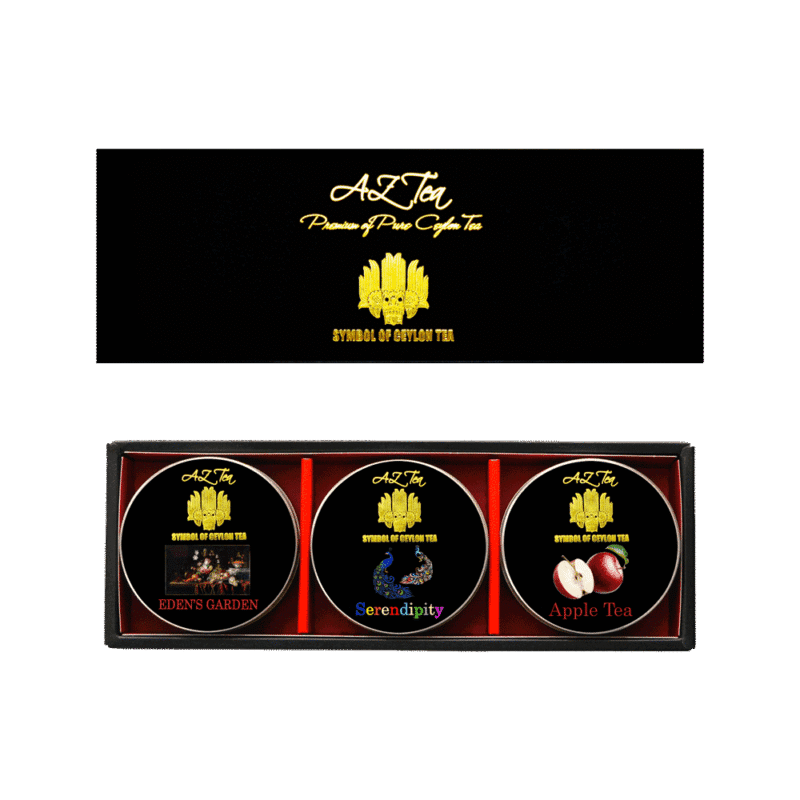 AZ_Tea_ミニ3缶紅茶ギフト_エデンの庭等フルーツティー３種茶葉入り