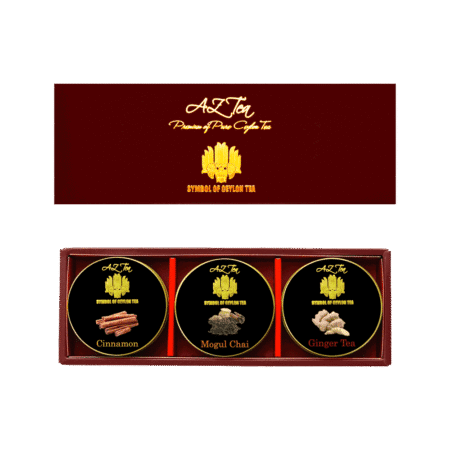 Spiced Teas 3 Mini-Tin Tea Bag Gift