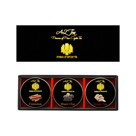 Spiced Teas 3 Mini-Tin Tea Leaf Gift