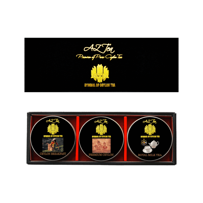 AZ_Tea_ミニ3缶紅茶ギフト_プレミアムセイロン紅茶等セイロン紅茶3種入り