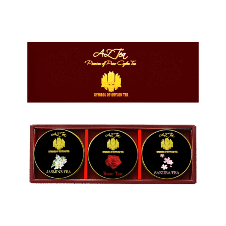 Floral Teas 3 Mini-Tin Tea Bag Gift