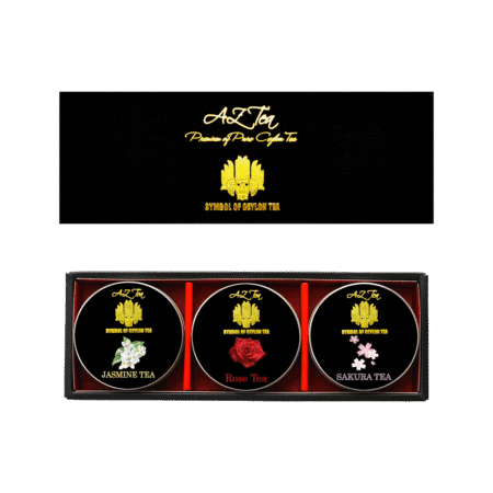 Floral Teas 3 Mini-Tin Tea Leaf Gift