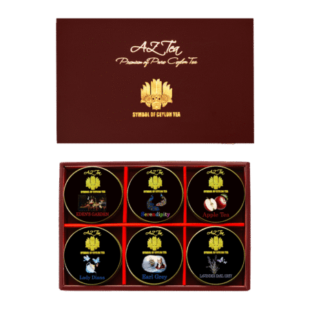 Citrus & Fruity Tea Collection 6 Mini-Tin Tea Bag Gift