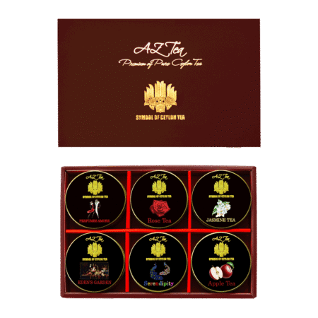 Fruity & Floral Tea Collection 6 Mini-Tin Tea Bag Gift