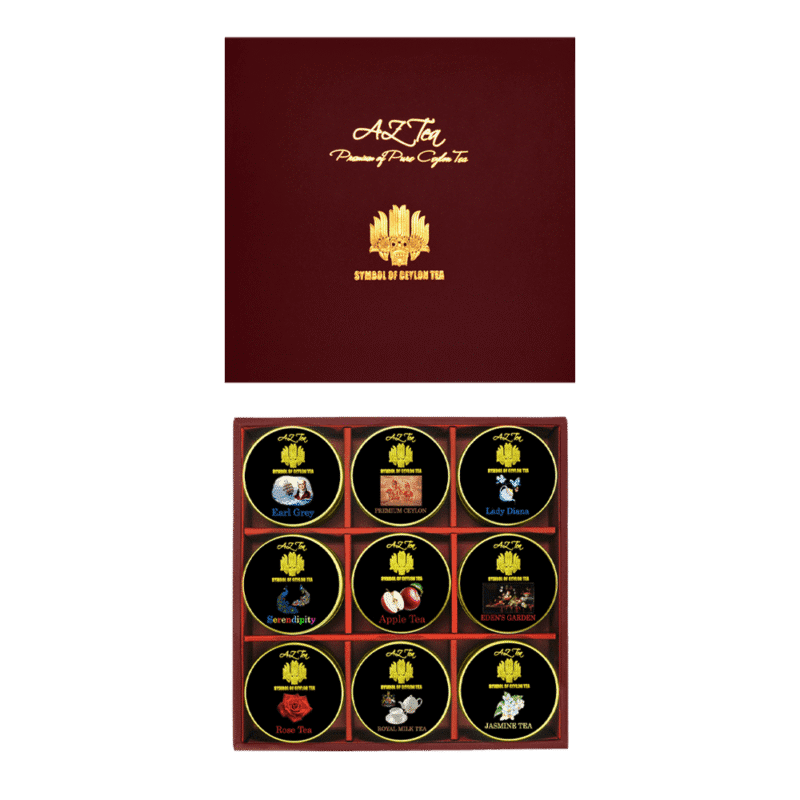 AZ_Tea_ミニ9缶紅茶ギフト_プレミアムセイロン紅茶等売れ筋9種ティーバッグ入り