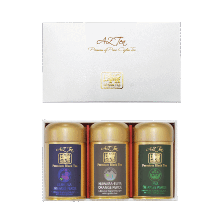 Orange Pekoe Gift Selection of 5 Major Regions - 3 Tin Gift